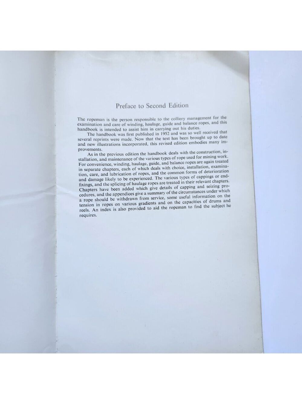 National Coal Board - Ropeman's Handbook 1966 Types of Rope Used for Mining Work - Picture 9 of 14